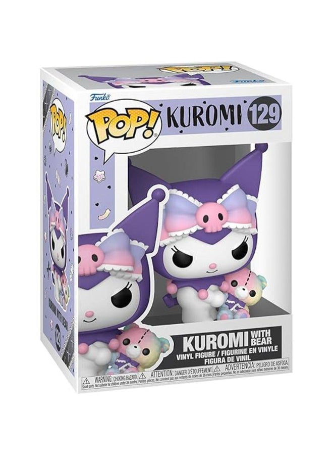 Funko POP! Sanrio Hello Kitty and Friends Kuromi with Bear Vinyl Figure (9.9 cm) - Image 1